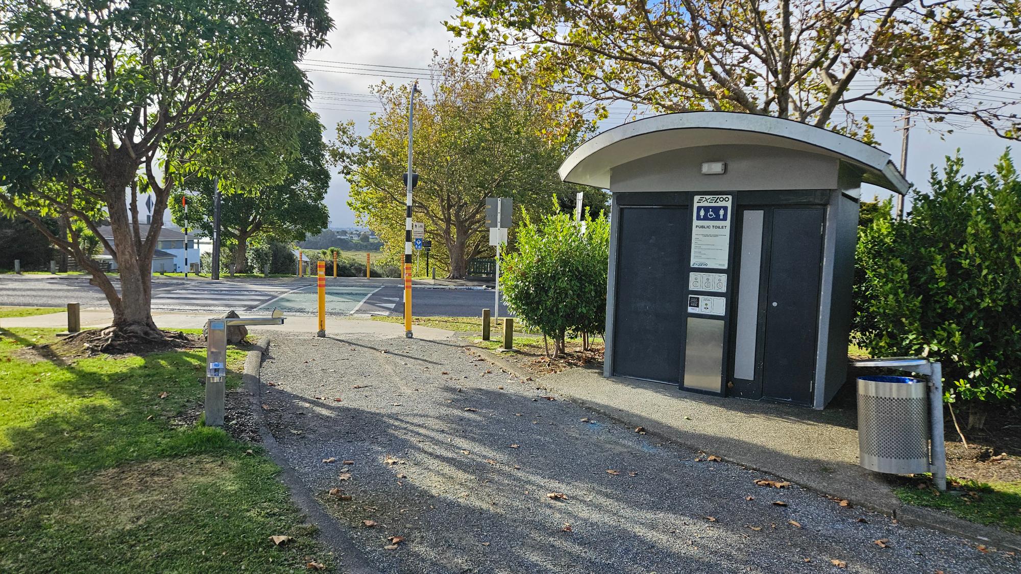 On-site public toilet block at Bayswater Park near the playground