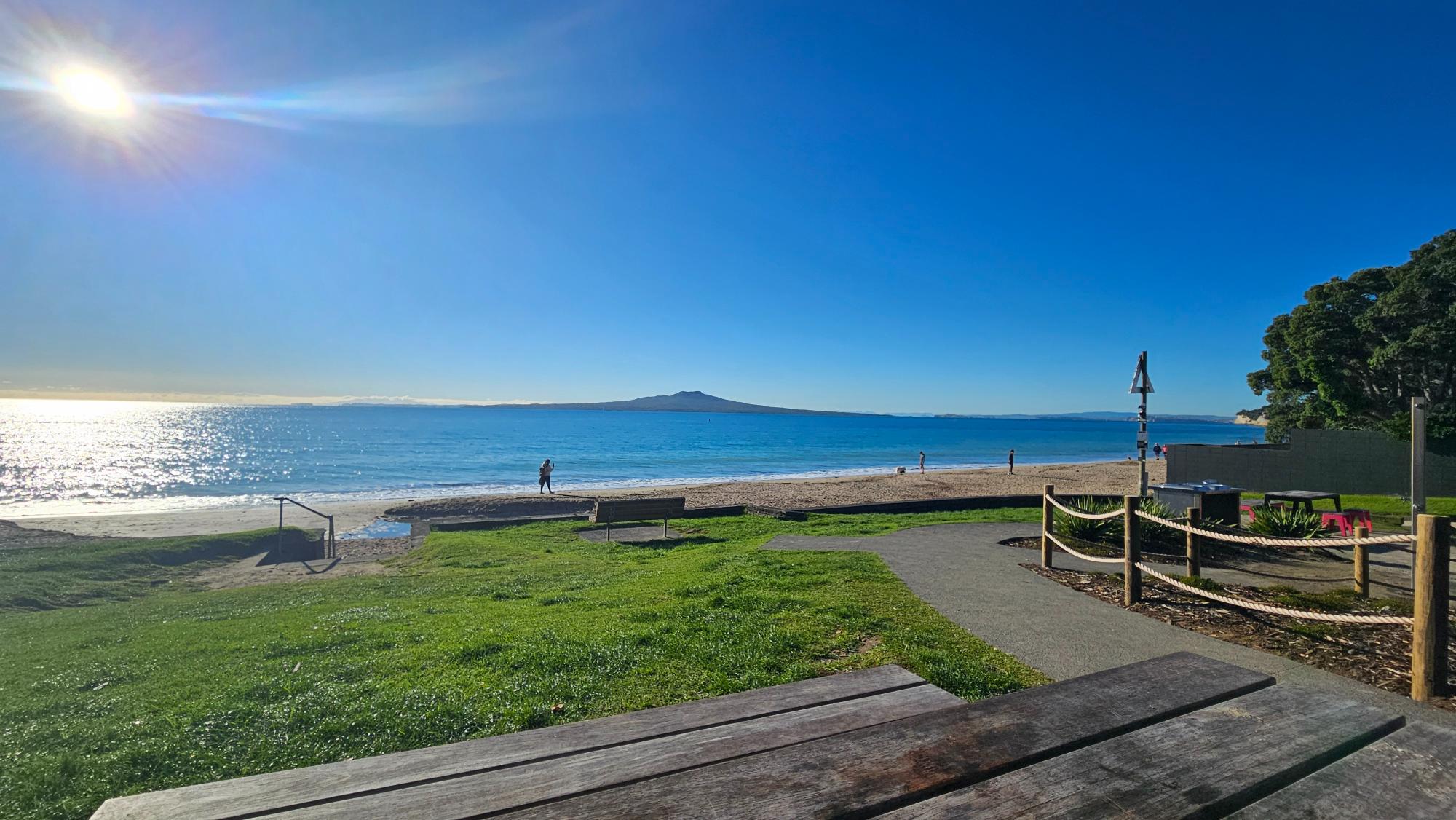 The view looks beautiful in every season. In summer, you can jump straight into the water anytime.