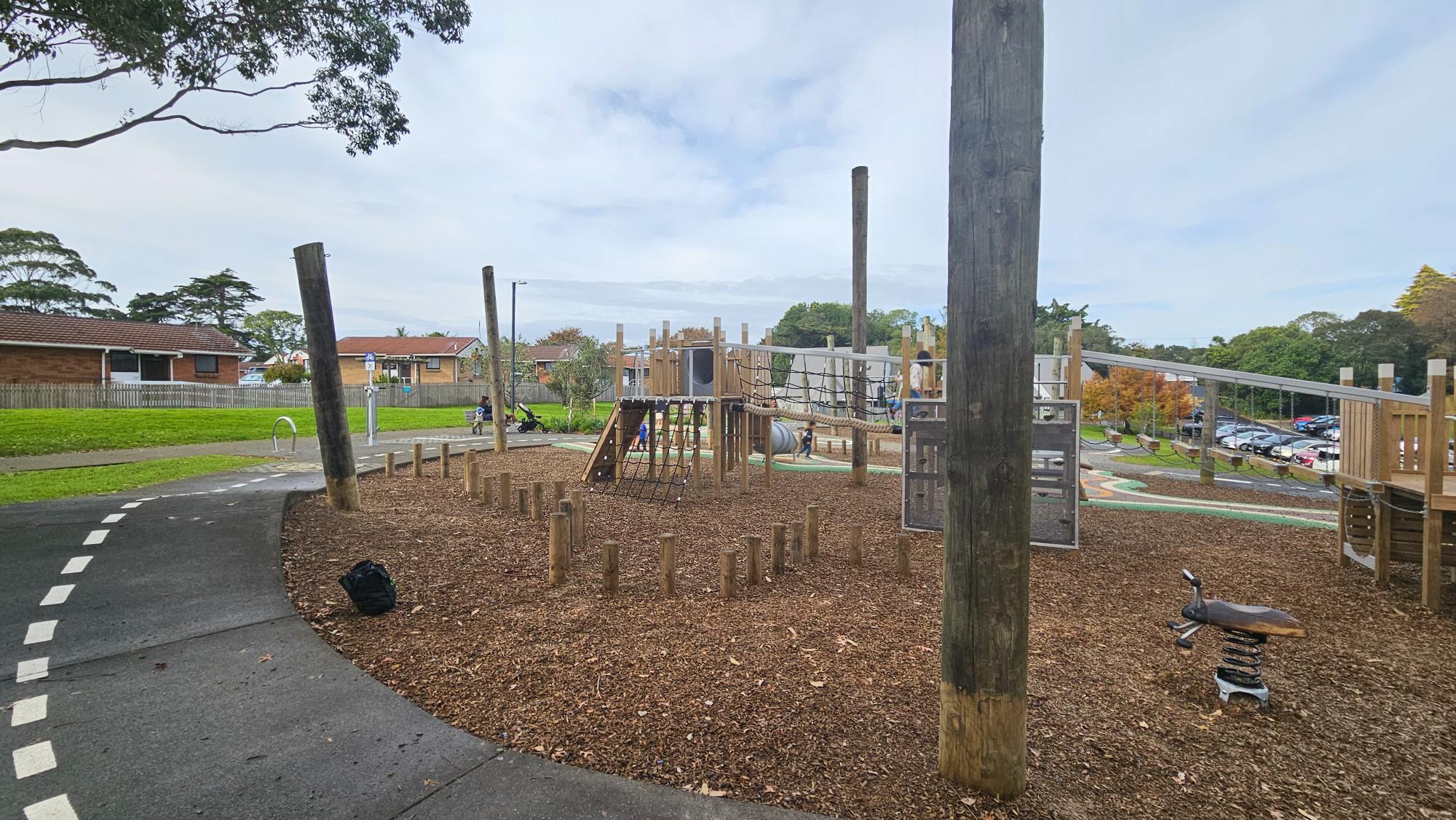 The playground has such a cozy, comforting atmosphere.
