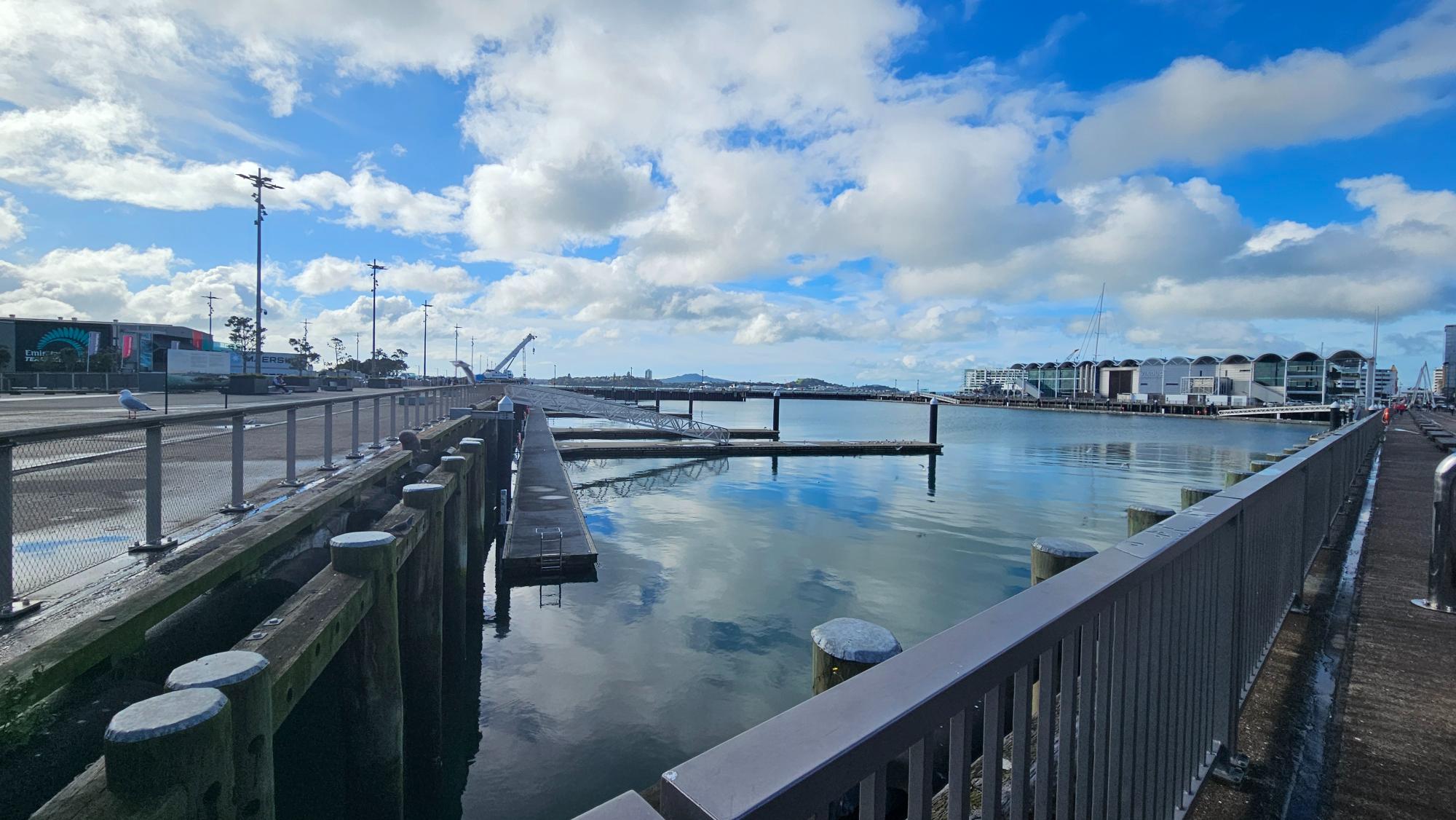 A short walk from the play area gives you some excellent harbor views.