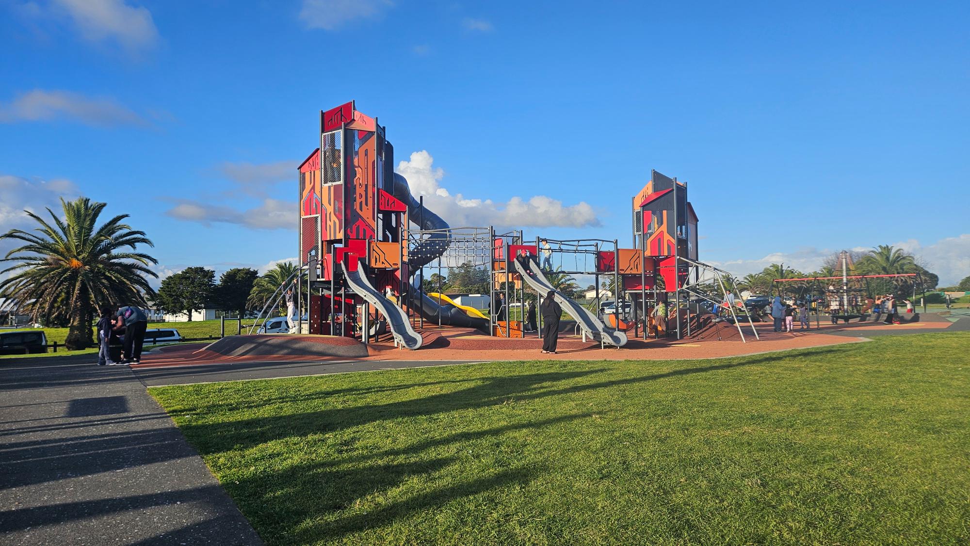 Fully fenced toddler play area