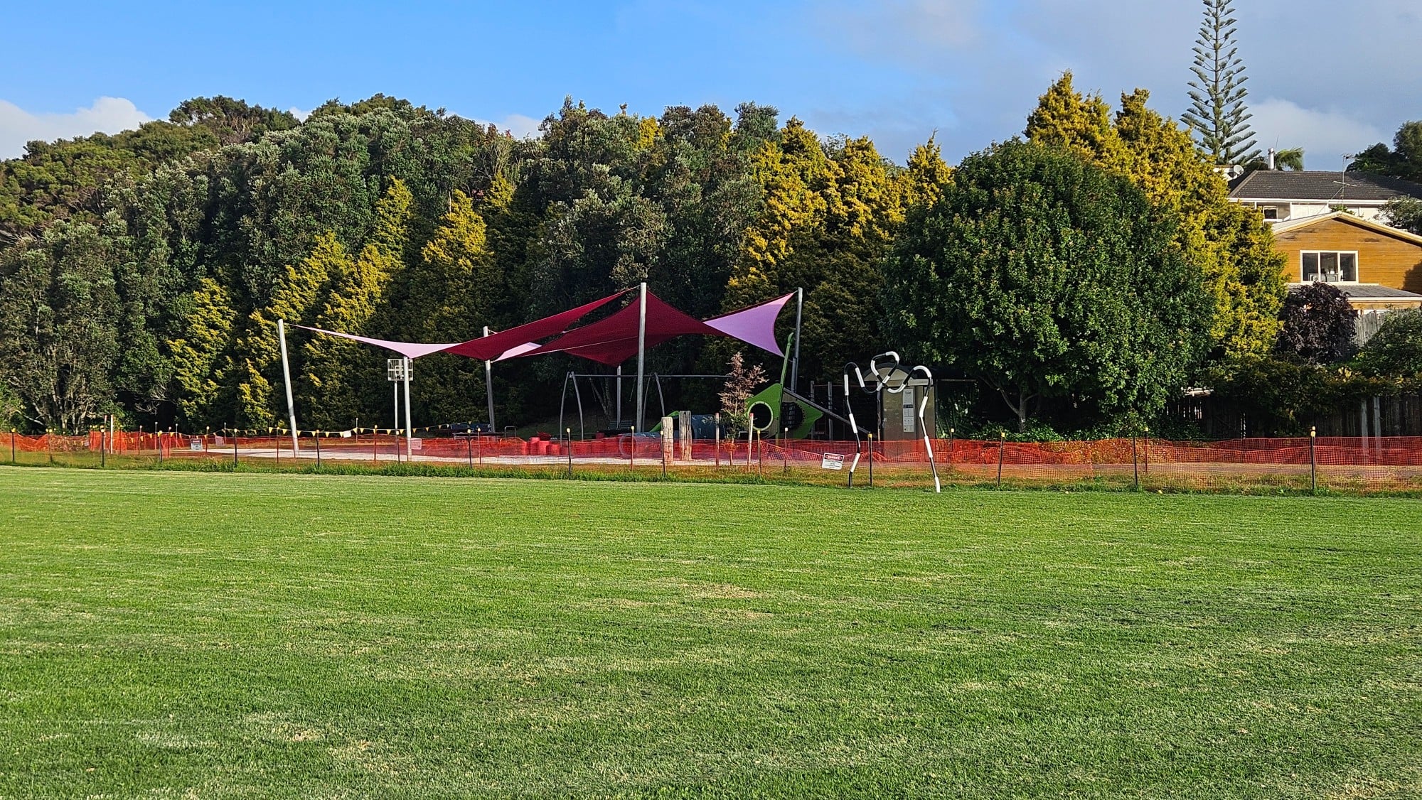 A view of the Lynn Reserve Playground and the open reserve space