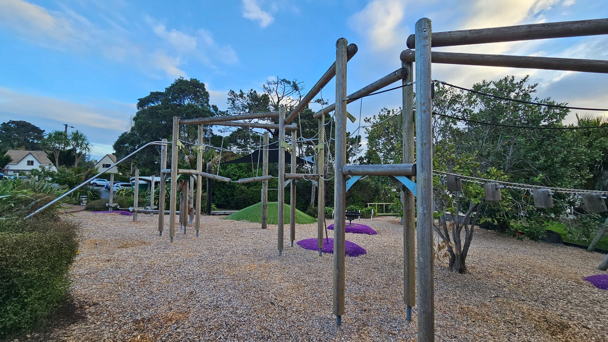 The playground keeps kids challenged and engaged the whole time. Our kids absolutely loved it.