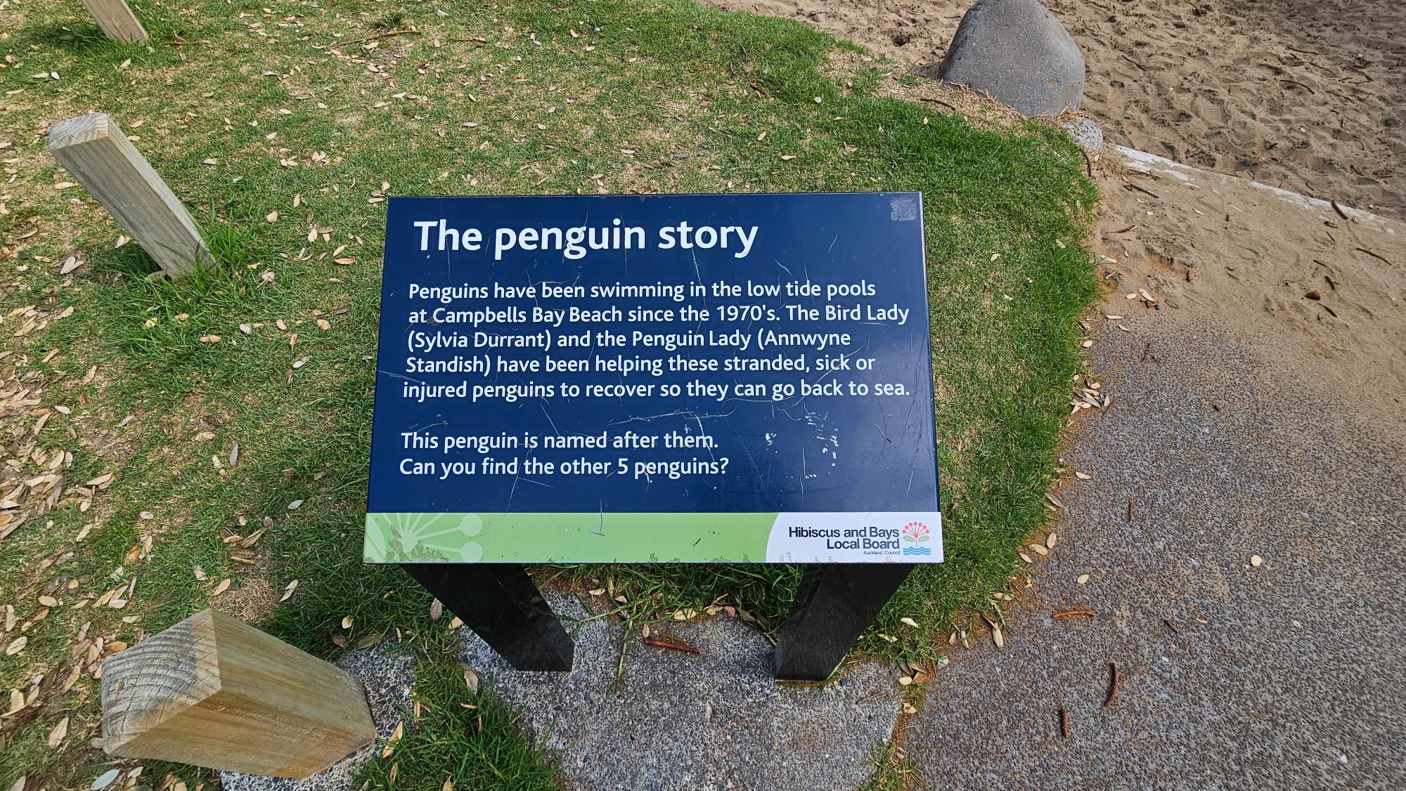 The penguin memorial story is worth reading — hunting for all six statues along the path became the highlight of our visit