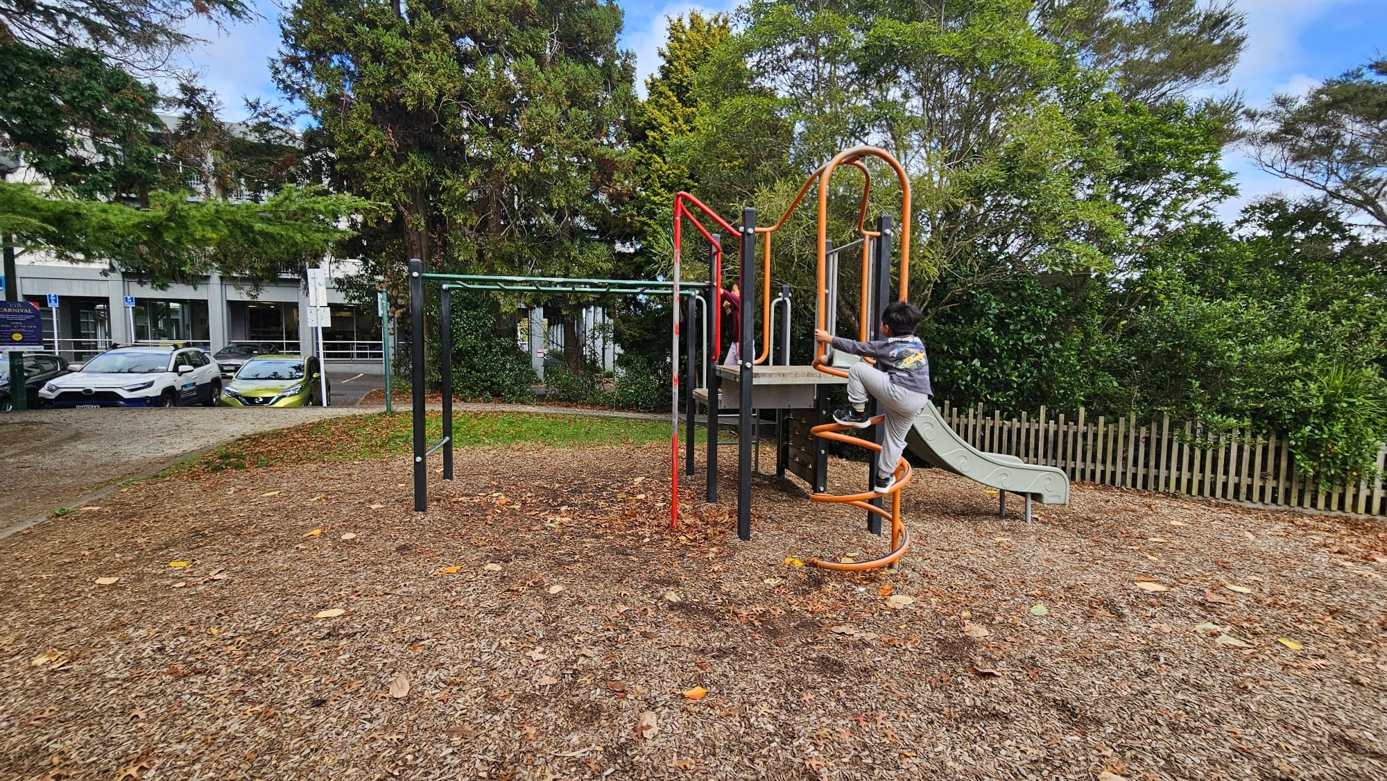 Nothing fancy, but the playground still has a warm, homey charm.