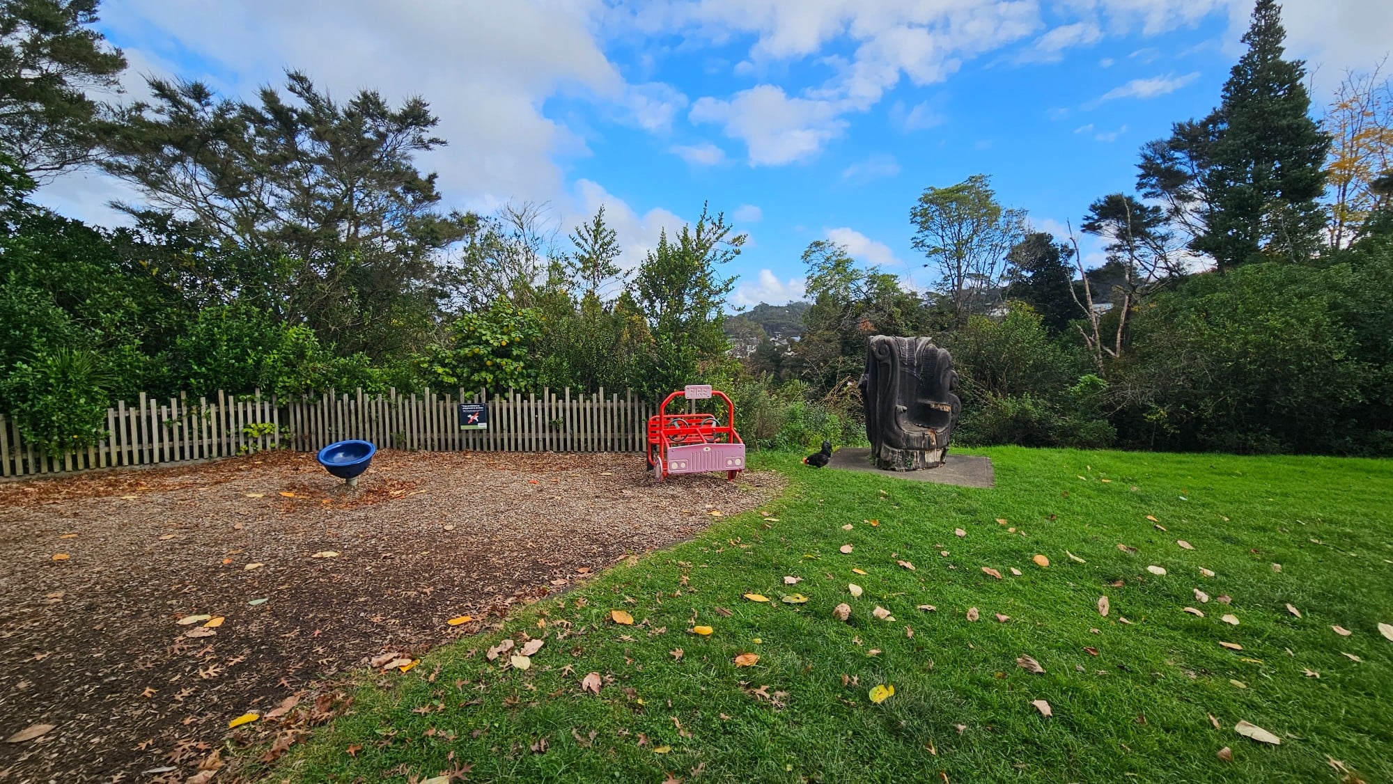 Compact play area at Kell Park