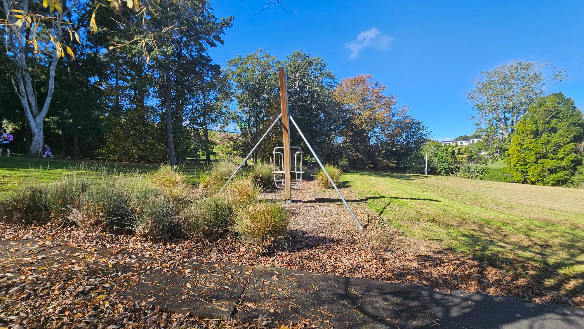 Flying fox at Totaravale Reserve Playground