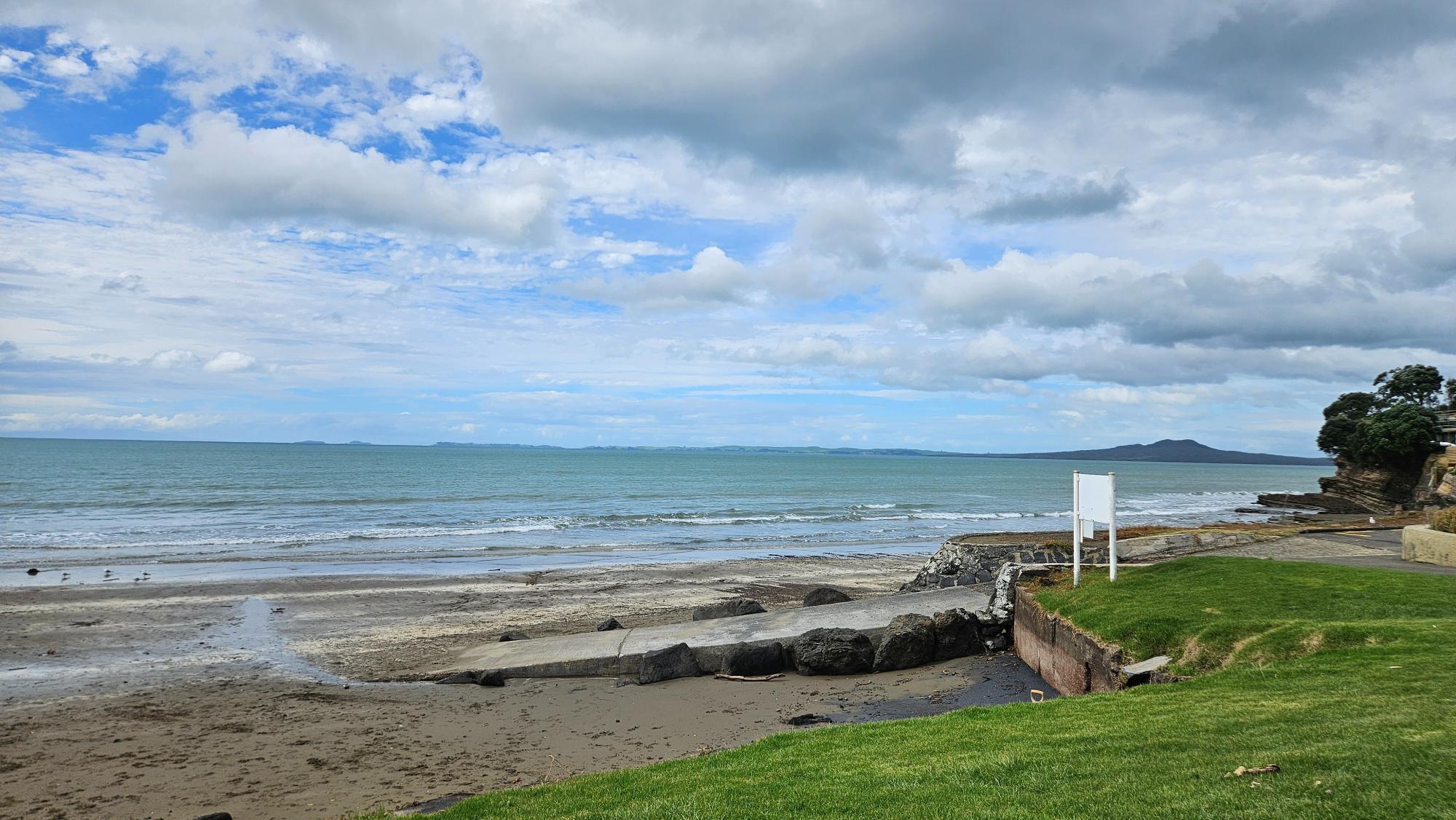 Rothesay beach by the playground